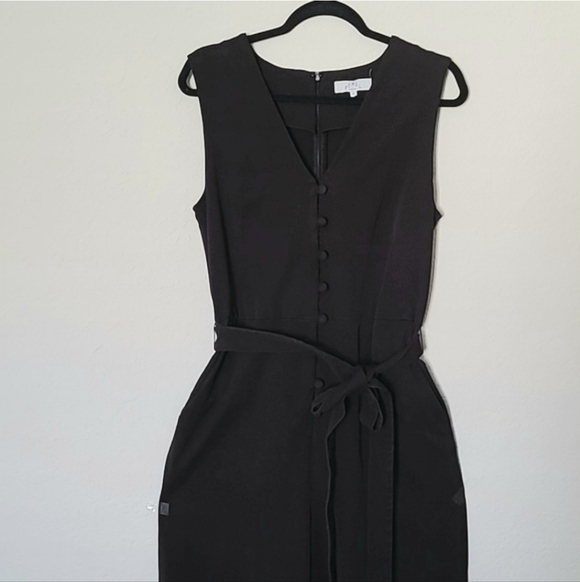 PEARL by Lela Rose Stretch Jumpsuit Sz 8 - Picture 5 of 16